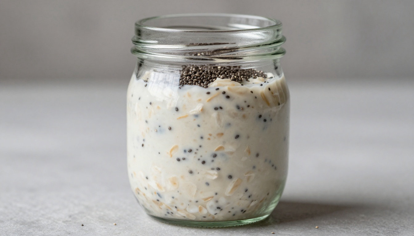 Le combo overnight oats et chia pour tenir jusqu'&agrave; midi