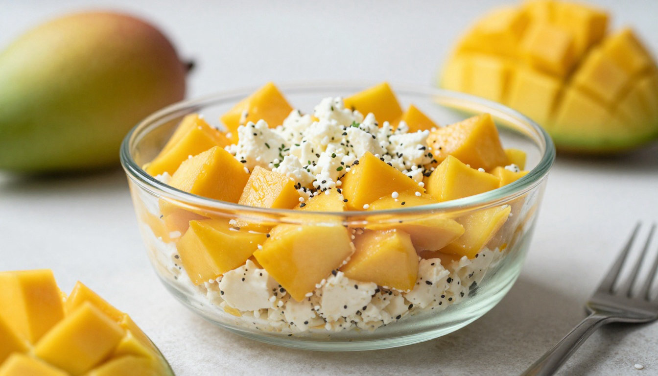 Le tartare mangue et feta pour une touche d'exotisme